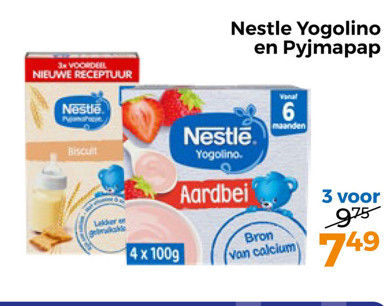 Nestle   babyvoeding folder aanbieding bij  Trekpleister - details