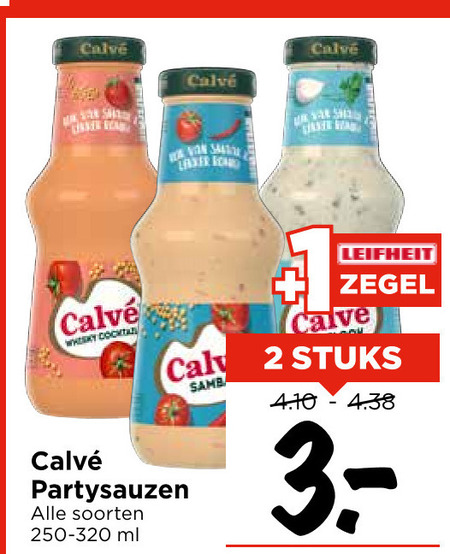 Calve   snacksaus folder aanbieding bij  Vomar - details