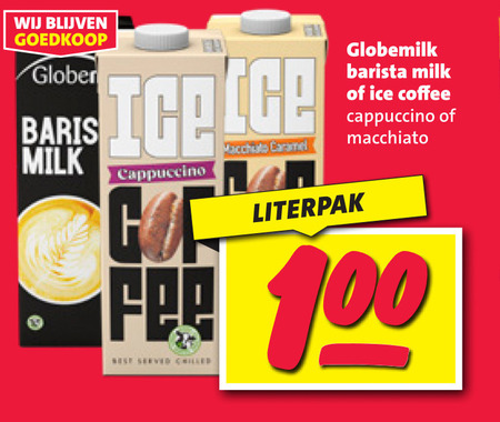 Globemilk   ijskoffie folder aanbieding bij  Nettorama - details