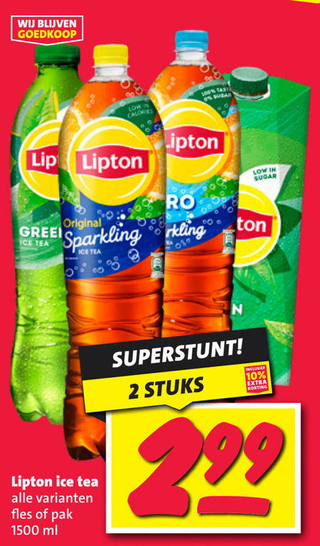 Lipton   ice tea folder aanbieding bij  Nettorama - details