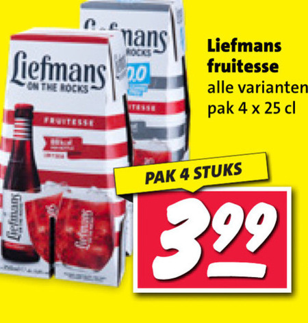 Liefmans   rose bier folder aanbieding bij  Nettorama - details