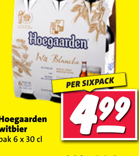 Hoegaarden   witbier folder aanbieding bij  Nettorama - details