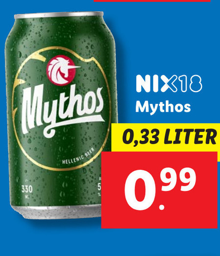 Mythos   speciaalbier folder aanbieding bij  Lidl - details