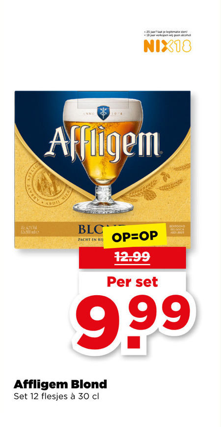 Affligem   speciaalbier folder aanbieding bij  Plus - details