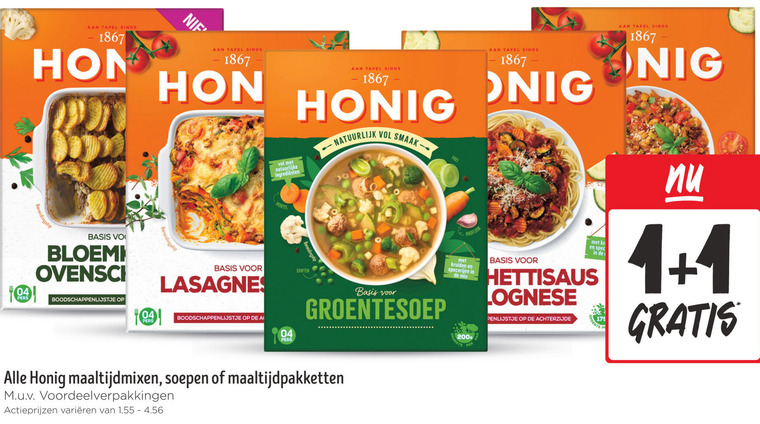 Honig   maaltijdmix folder aanbieding bij  Jumbo - details
