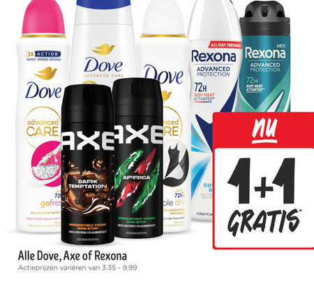 Rexona   deodorant, douchegel folder aanbieding bij  Jumbo - details