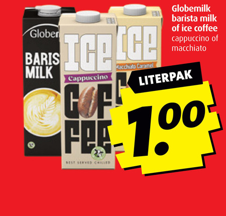 Globemilk   ijskoffie folder aanbieding bij  Boni - details