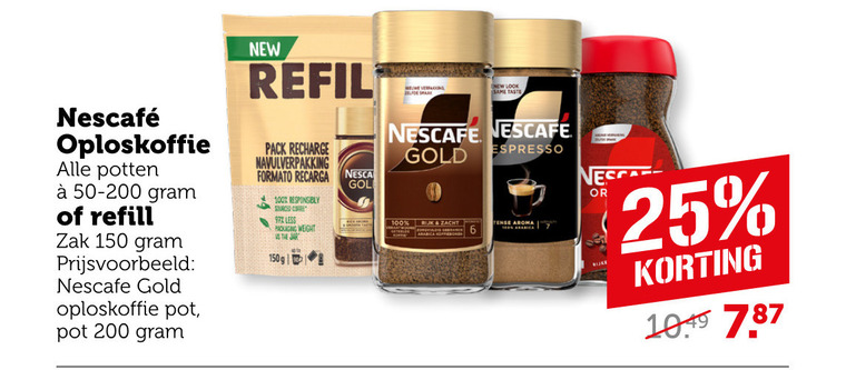 Nescafe   oploskoffie folder aanbieding bij  Coop - details