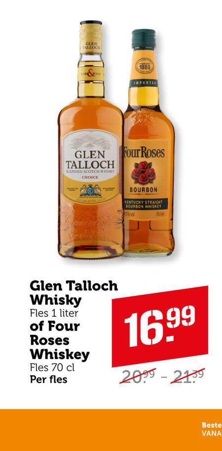 Glen Talloch   whisky folder aanbieding bij  Coop - details