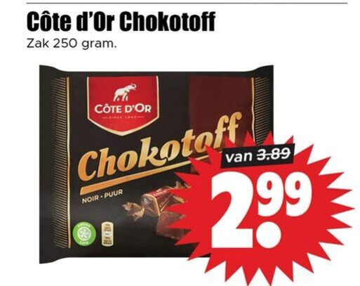 Cote D Or   chocolade folder aanbieding bij  Dirk - details