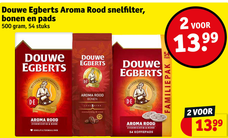 Douwe Egberts   koffie folder aanbieding bij  Kruidvat - details