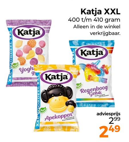 Katja   snoep folder aanbieding bij  Trekpleister - details