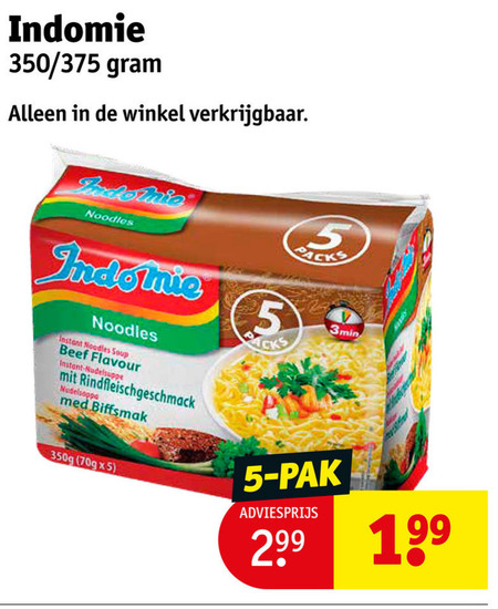 Indomie   noodles folder aanbieding bij  Kruidvat - details