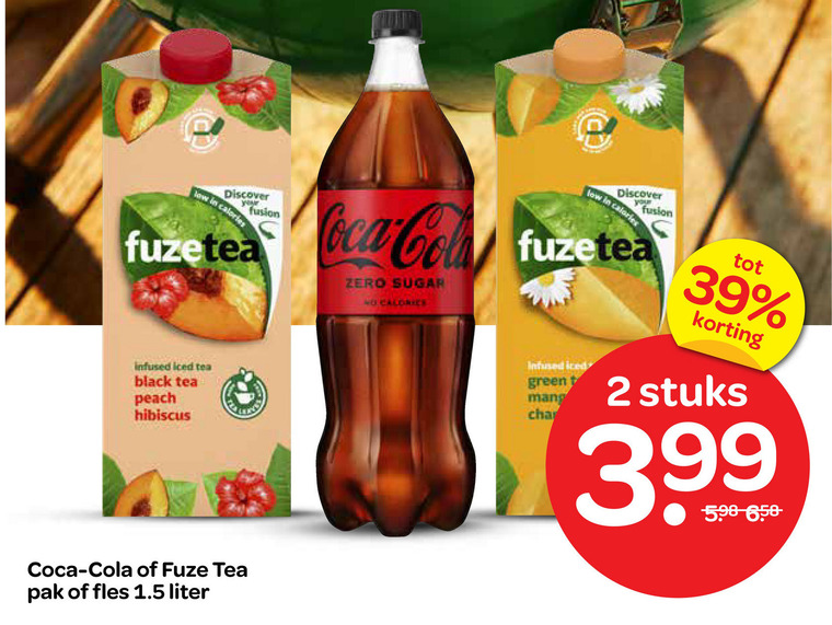 Coca-Cola   cola, ice tea folder aanbieding bij  Spar - details