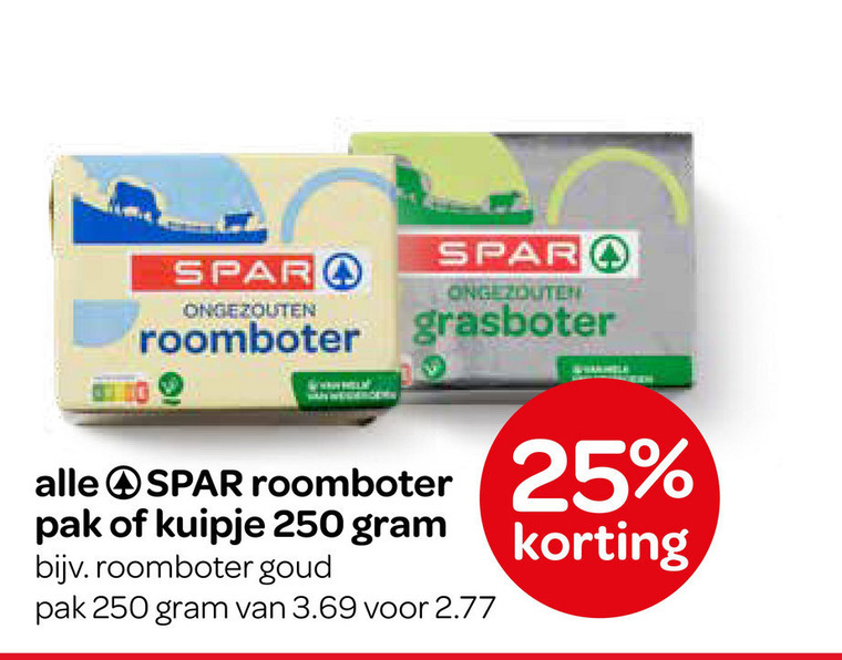 Spar Huismerk   roomboter folder aanbieding bij  Spar - details