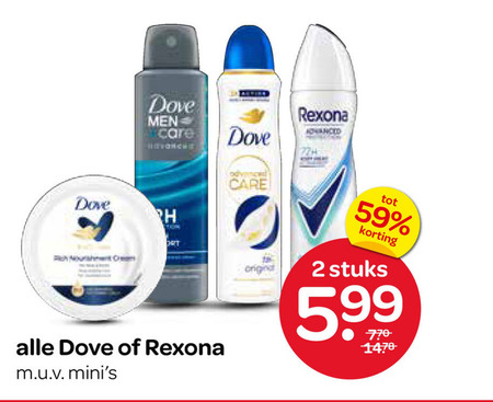 Dove   deodorant, douchegel folder aanbieding bij  Spar - details