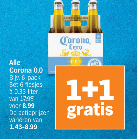 Corona   speciaalbier folder aanbieding bij  Albert Heijn - details