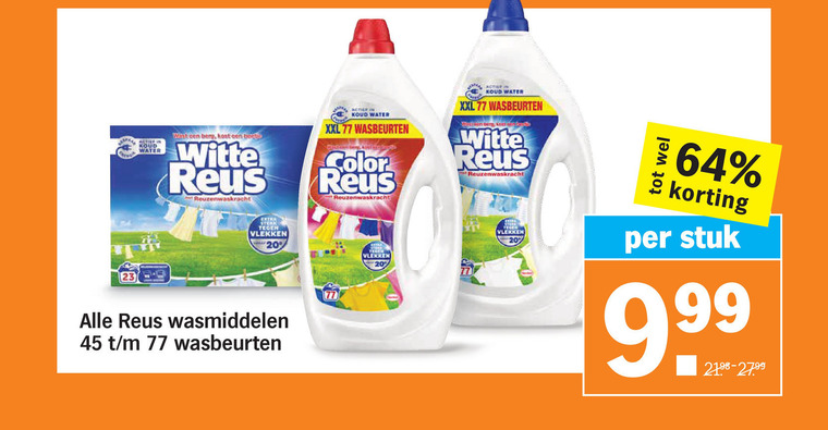 Color Reus   wasmiddel folder aanbieding bij  Albert Heijn - details