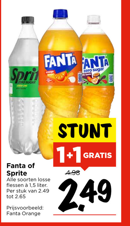 Fanta   frisdrank folder aanbieding bij  Vomar - details