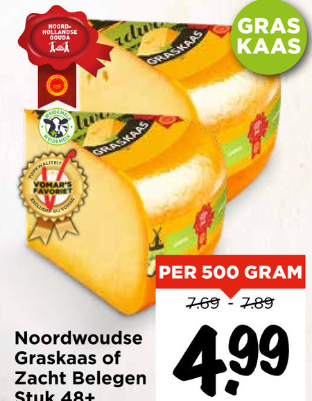 Noordwoudse   kaas folder aanbieding bij  Vomar - details