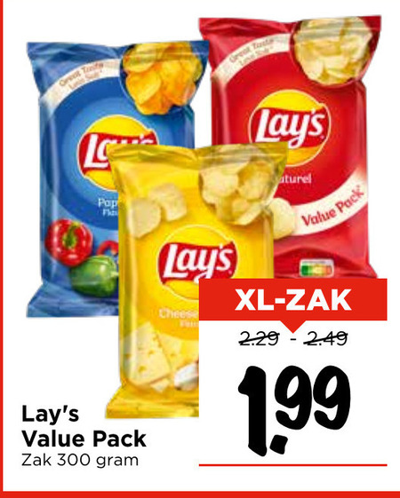 Lays   chips folder aanbieding bij  Vomar - details