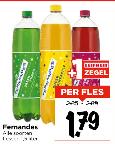 Fernandes   frisdrank folder aanbieding bij  Vomar - details