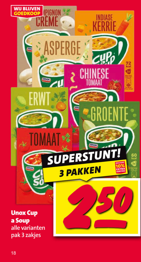 Unox   soep folder aanbieding bij  Nettorama - details