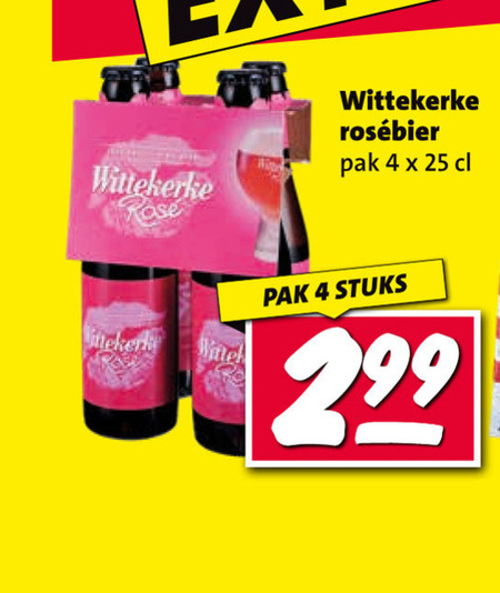 Wittekerke   rose bier folder aanbieding bij  Nettorama - details