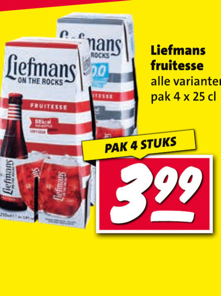 Liefmans   rose bier folder aanbieding bij  Nettorama - details