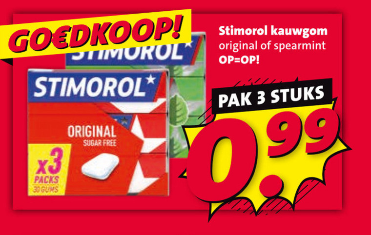 Stimorol   kauwgom folder aanbieding bij  Nettorama - details