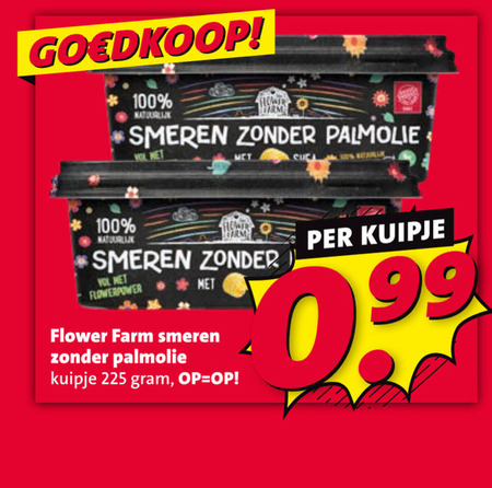 Flower Farm   olie en vetten folder aanbieding bij  Nettorama - details