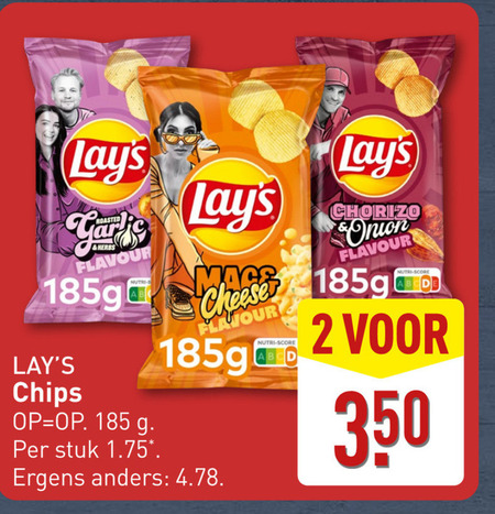 Lays   chips folder aanbieding bij  Aldi - details