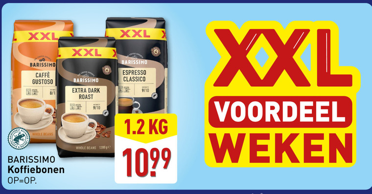 Barissimo   koffiebonen folder aanbieding bij  Aldi - details