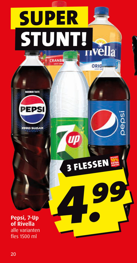 Rivella   frisdrank, cola folder aanbieding bij  Boni - details