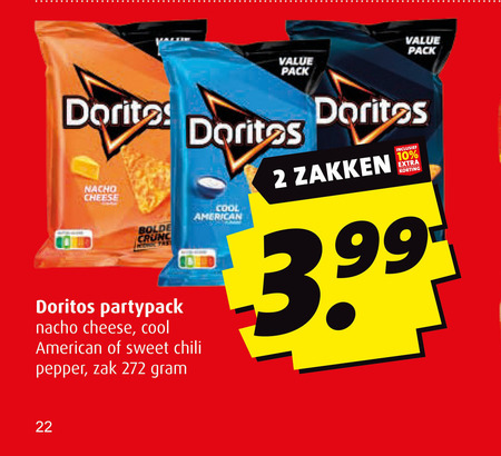 Doritos   chips folder aanbieding bij  Boni - details