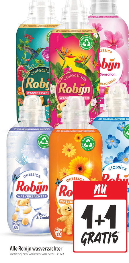 Robijn   wasverzachter folder aanbieding bij  Jumbo - details