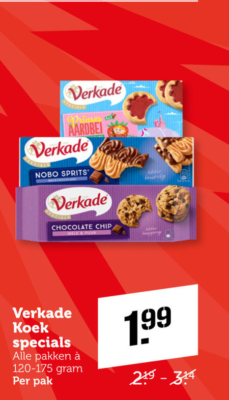 Verkade   biscuits folder aanbieding bij  Coop - details