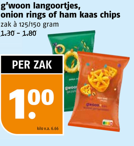 Gwoon   zoutje folder aanbieding bij  Poiesz - details