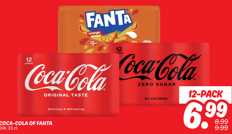 Coca-Cola   frisdrank, cola folder aanbieding bij  Dekamarkt - details