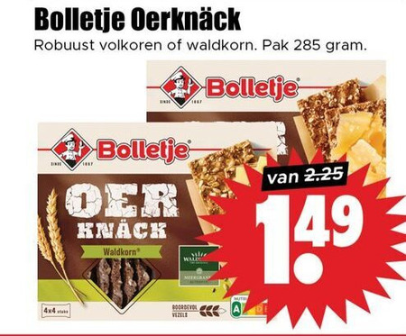 Bolletje   knackebrod folder aanbieding bij  Dirk - details