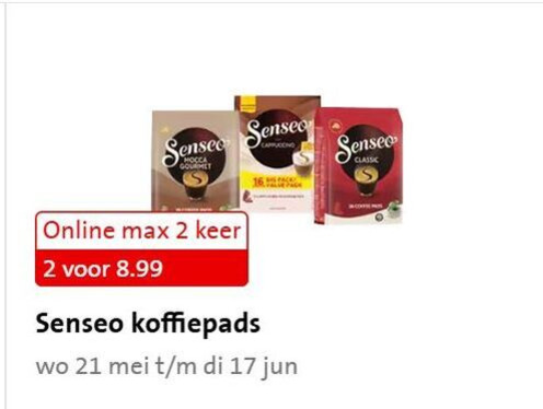Douwe Egberts Senseo   koffiepad folder aanbieding bij  Jumbo - details