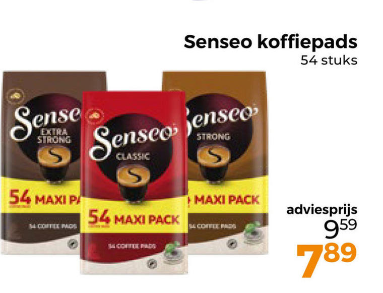Douwe Egberts Senseo   koffiepad folder aanbieding bij  Trekpleister - details