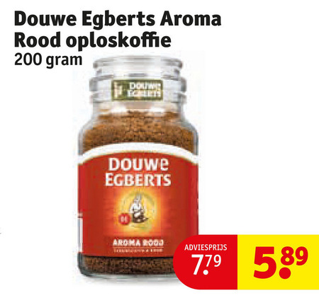 Douwe Egberts   oploskoffie folder aanbieding bij  Kruidvat - details