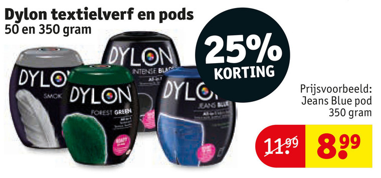 Dylon   textielverf folder aanbieding bij  Kruidvat - details