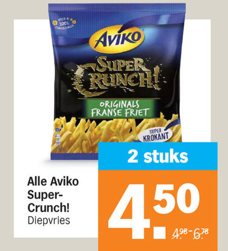 Aviko   patat folder aanbieding bij  Albert Heijn - details
