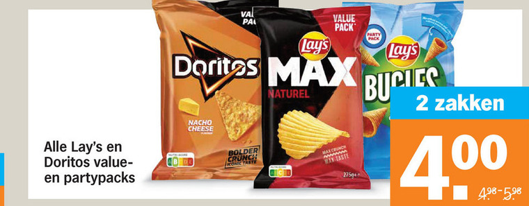 Lays   chips, zoutje folder aanbieding bij  Albert Heijn - details