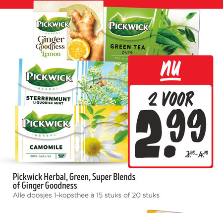 Pickwick   thee folder aanbieding bij  Jumbo - details