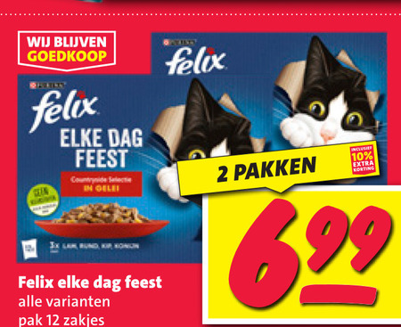 Felix   kattenvoer folder aanbieding bij  Nettorama - details