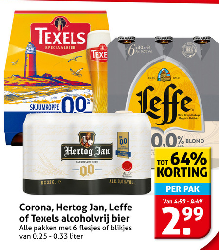 Hertog Jan   alcoholvrij bier folder aanbieding bij  Hoogvliet - details