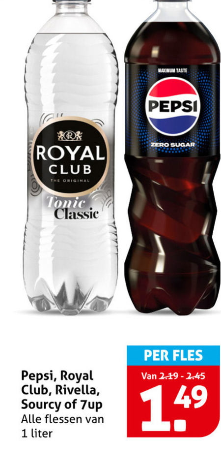 Pepsi   cola, frisdrank folder aanbieding bij  Hoogvliet - details